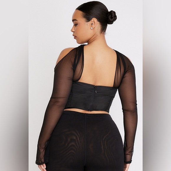 House of CB Mina Black Corset XS Large Cup - Picture 5 of 8